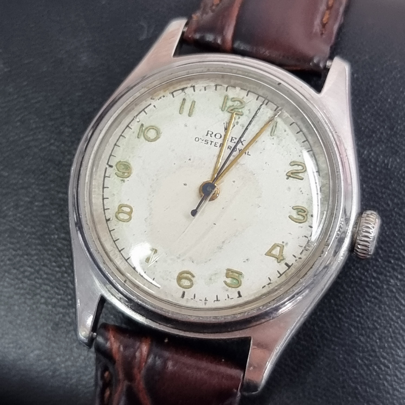 Vintage Oyster Royal 32 Steel And Cream Dial