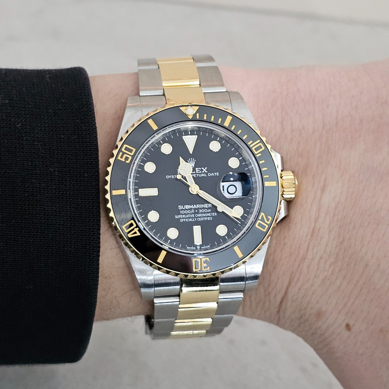 Submariner Date 41 Steel And Yellow Gold Black Dial