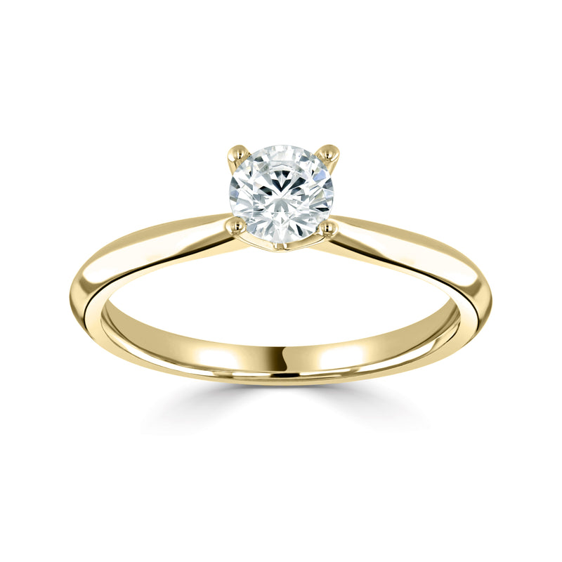 Single Stone Brilliant Cut Diamond Engagement Ring (0.33ct)