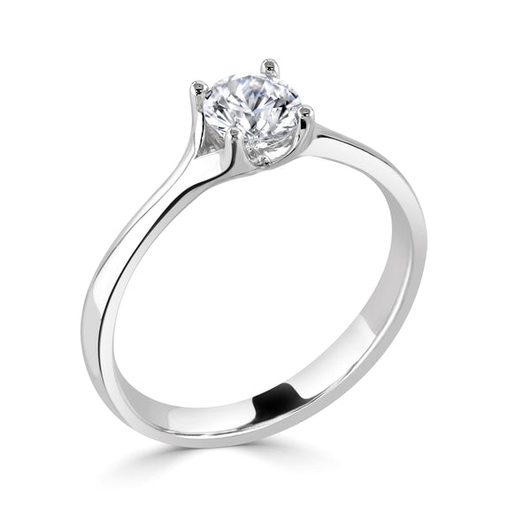 Single Stone Brilliant Cut Diamond Engagement Ring (1.03ct)