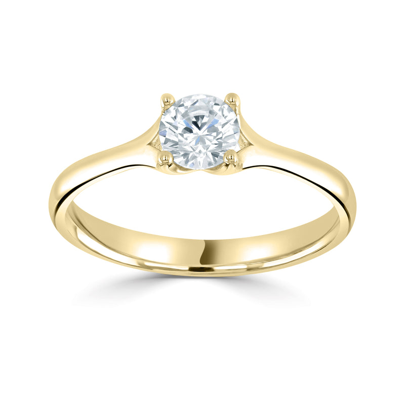 Single Stone Brilliant Cut Diamond Engagement Ring (0.75ct)