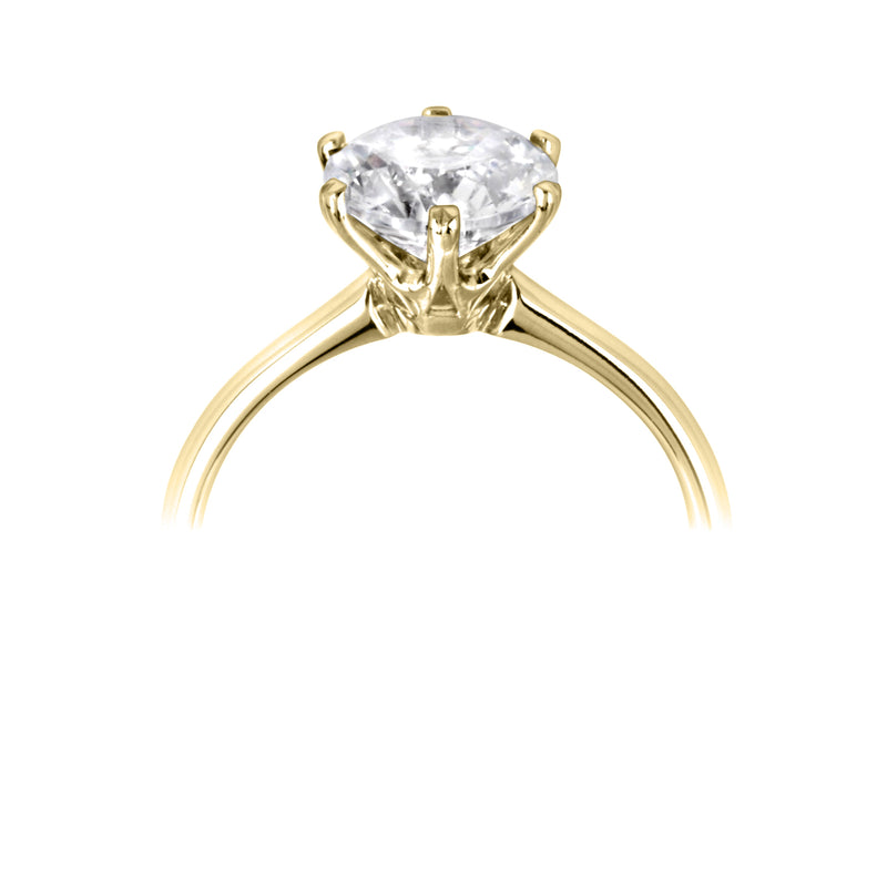 Single Stone Brilliant Cut Diamond Engagement Ring (0.70ct)