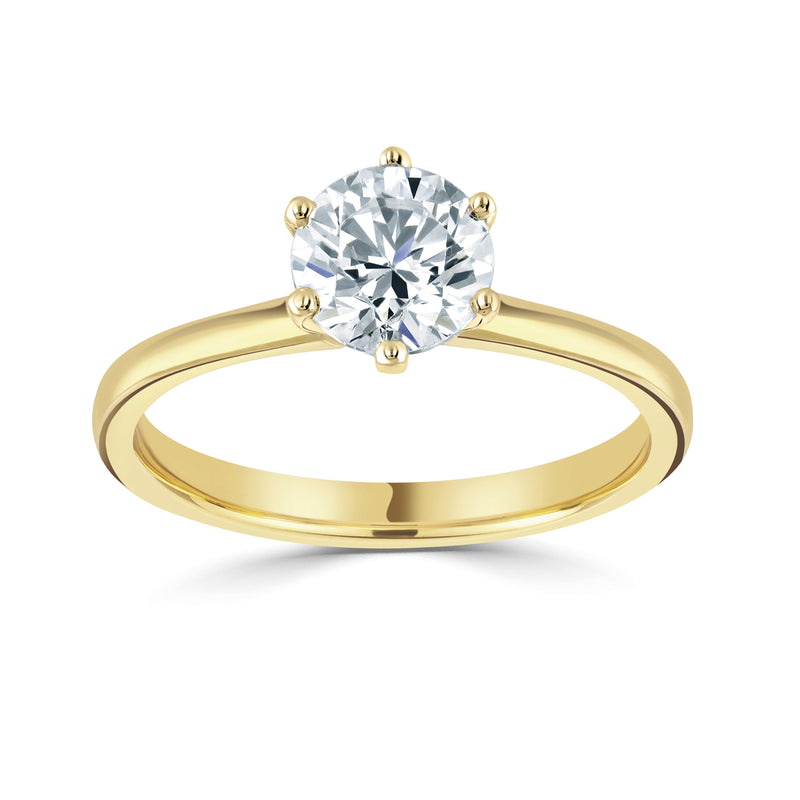 Single Stone Brilliant Cut Diamond Engagement Ring (0.70ct)