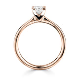 Single Stone Princess Cut Diamond Engagement Ring (0.40ct)