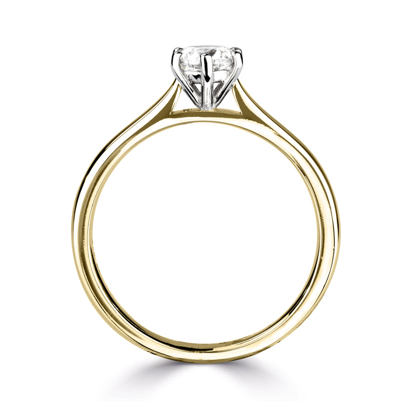 Single Stone Brilliant Cut Diamond Engagement Ring (0.25ct)