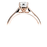 Single Stone Emerald Cut Diamond Engagement Ring (0.60ct)