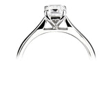 Single Stone Emerald Cut Diamond Engagement Ring (1.00ct)