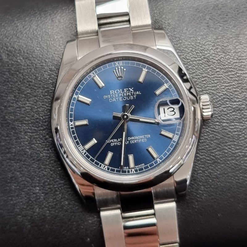 Datejust 31 Steel And Electric Blue Dial