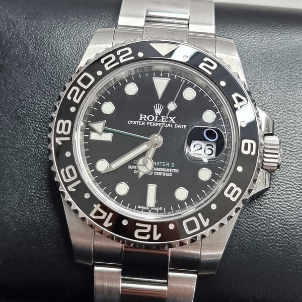 GMT-Master II Date 40 Steel And Black Dial