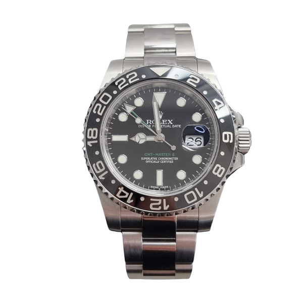 GMT-Master II Date 40 Steel And Black Dial