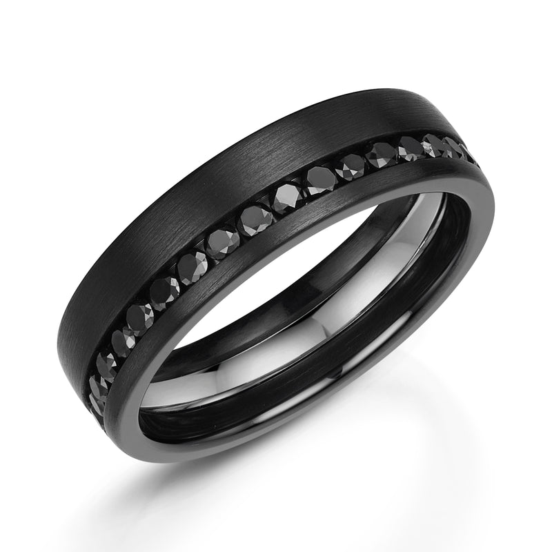 ItsHot.com: Men's Black Diamond Ring in Sterling Silver 1.30ct | Black  white diamond ring, Mens black diamond rings, Sterling silver diamond rings