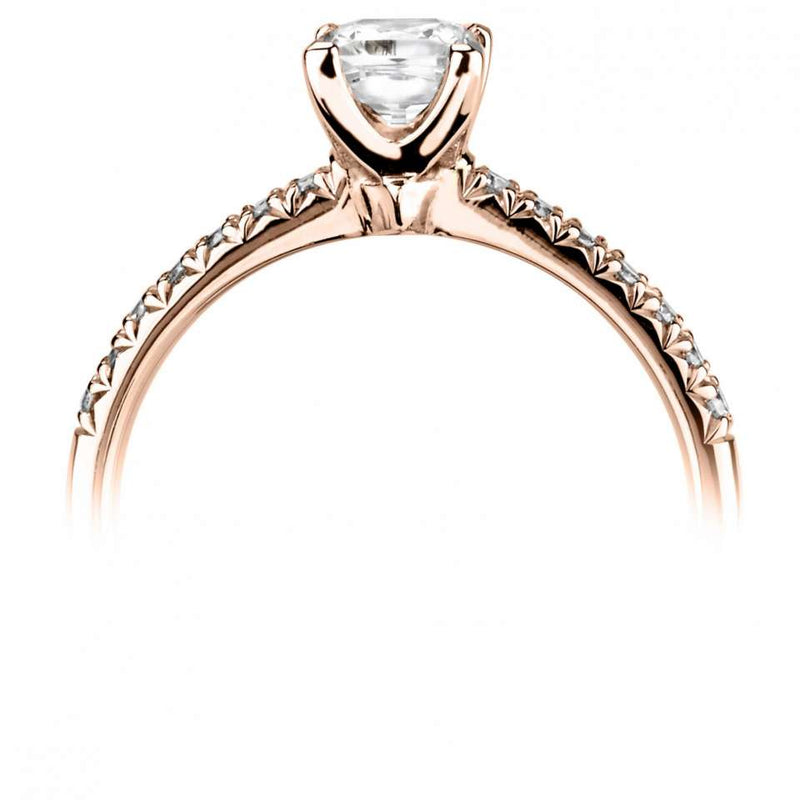 Single Stone Princess Cut Diamond Engagement Ring (0.94ct)