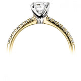 Single Stone Princess Cut Diamond Engagement Ring (0.59ct)