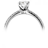 Single Stone Princess Cut Diamond Engagement Ring (0.69ct)