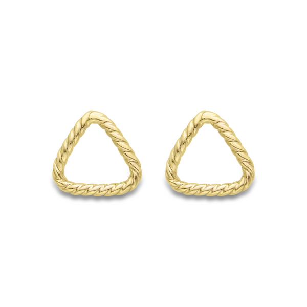 Open Rope Triangle Stud